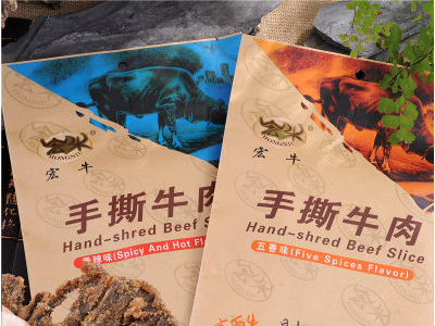 手撕牛肉干片贵州特产风干内蒙古风味袋装五香味500g小零食