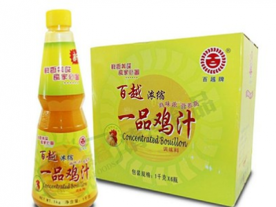 百越一品鸡汁1Kg*6餐饮浓缩炒菜煲汤火锅麻辣烫汤底提味调味