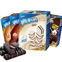 亿滋奥利奥威化饼干64g盒装巧克力棒休闲食品零食整箱30盒