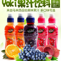 马来西亚进口 Yoki 洋一力多汁橙汁饮料