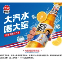 大窑汽水碳酸饮料大窑橙诺玻璃瓶汽水