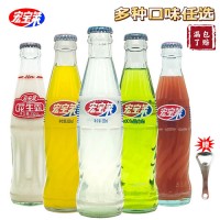 宏宝莱汽水玻璃瓶碳酸饮料200ml*12瓶