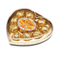 金莎巧克力婚喜糖12粒颗心形礼盒装150g