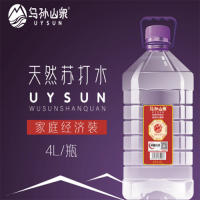 乌孙山泉 4L*4桶新疆弱碱富锶小分子水矿泉水