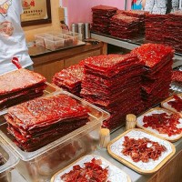 猪肉铺 靖江特产景区热卖大片猪肉铺 肉类休闲零食