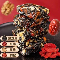 黑芝麻红枣核桃糕软糯可口250g健康糕点
