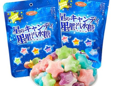 好诗缘 星星糖汽水硬糖高颜值糖果水果味休闲零食