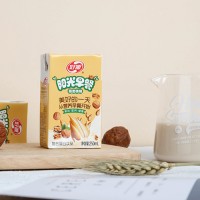 燕麦核桃早餐奶 复合蛋白牛奶饮品250ml*10盒 整箱