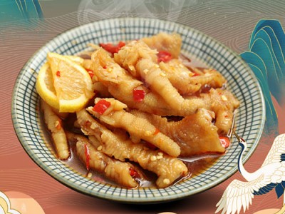 袁方 柠檬酸辣无骨鸡爪开袋即食 酸辣爽口