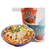 淮南牛肉汤12桶装白蓝方便粉丝米线速食