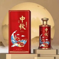 红四渡 中秋酱香型白酒53度 陈年老酱酒礼盒装