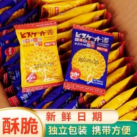 芙道日式小饼干海盐味椒盐味混合一整箱独立小包装