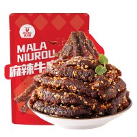 科尔沁 麻辣牛肉干52g休闲零食